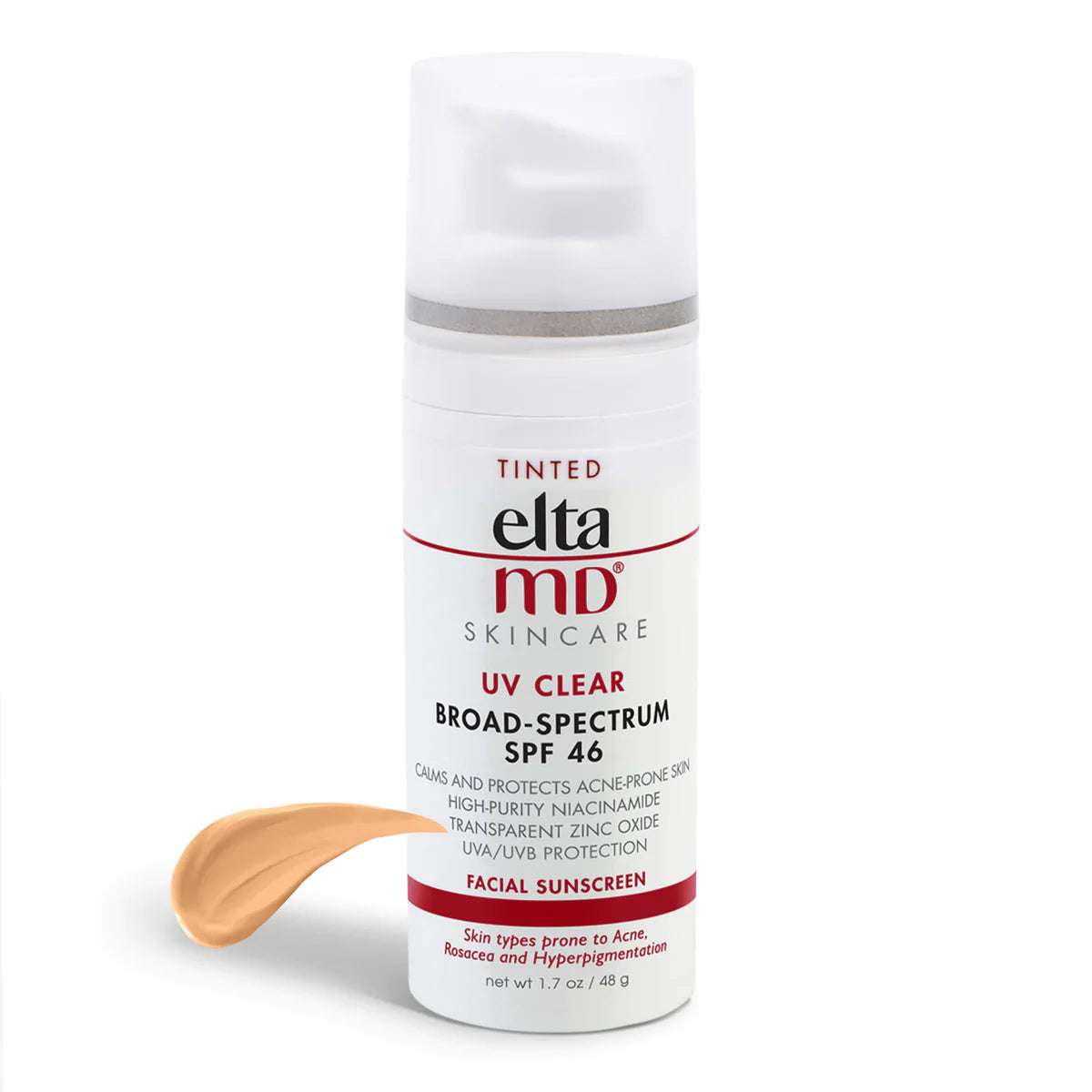 EltaMD UV Clear Tinted Broad-Spectrum SPF 46 - Geria Dermatology
