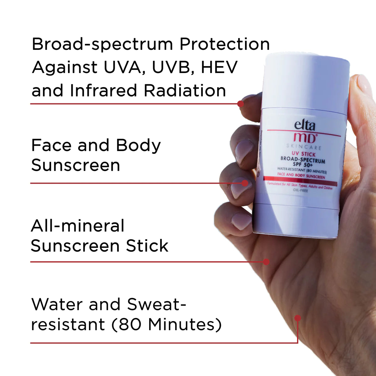 EltaMD UV Stick Broad-Spectrum SPF 50+ - Geria Dermatology